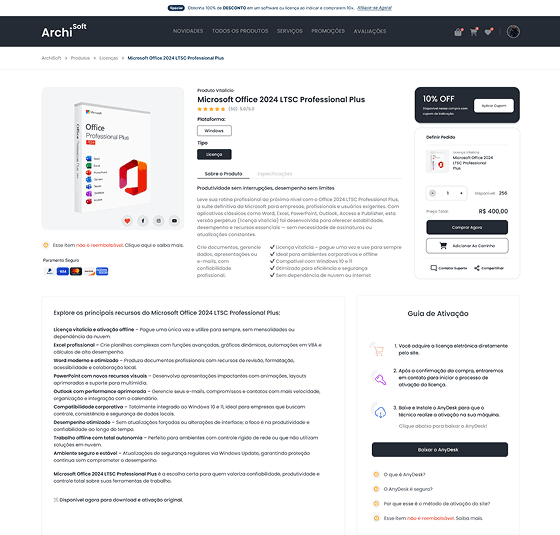 ArchiSoft! Serviços de Ti Instalação de Softwares.